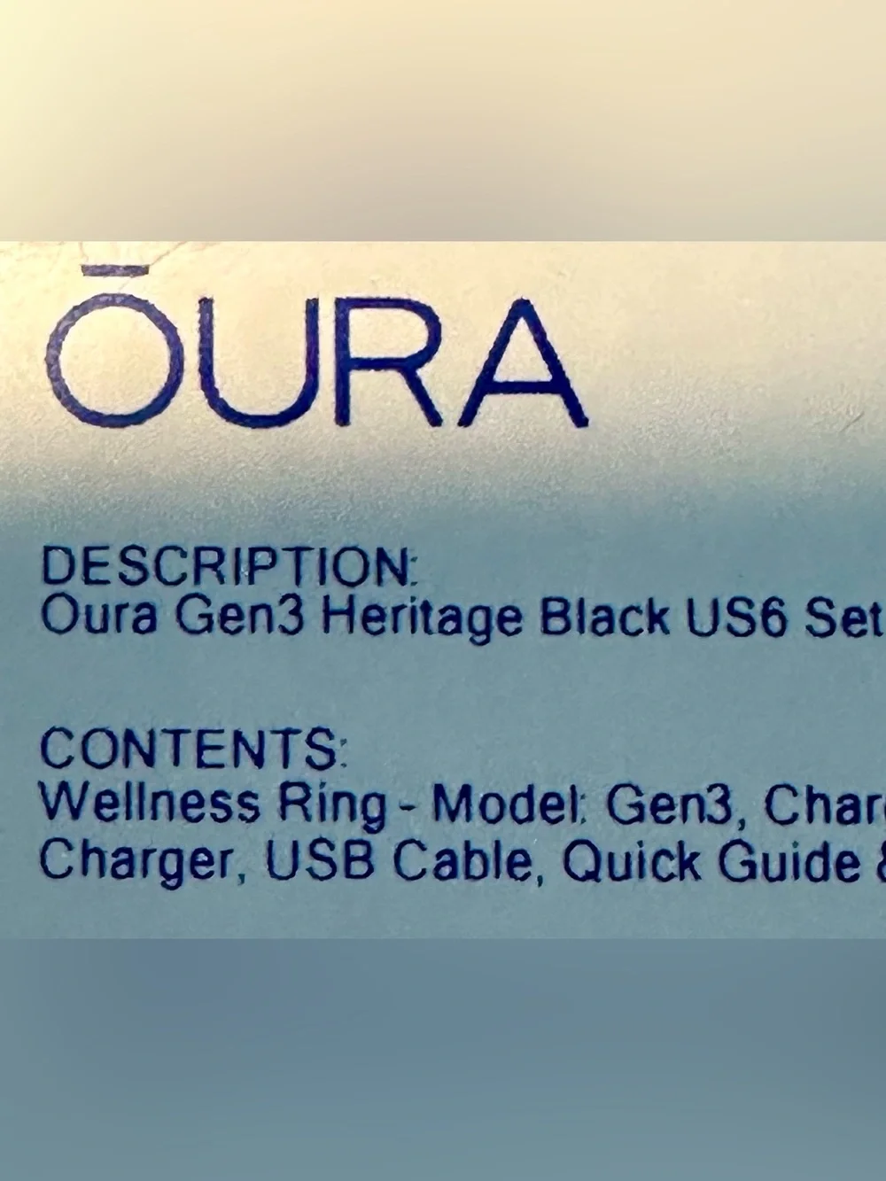 Oura branded magnetic